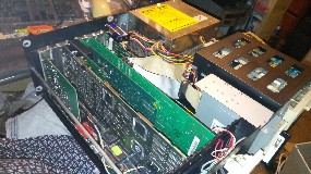 Inside Tawnia - not the nicest place to be and it still smells like a hair salon